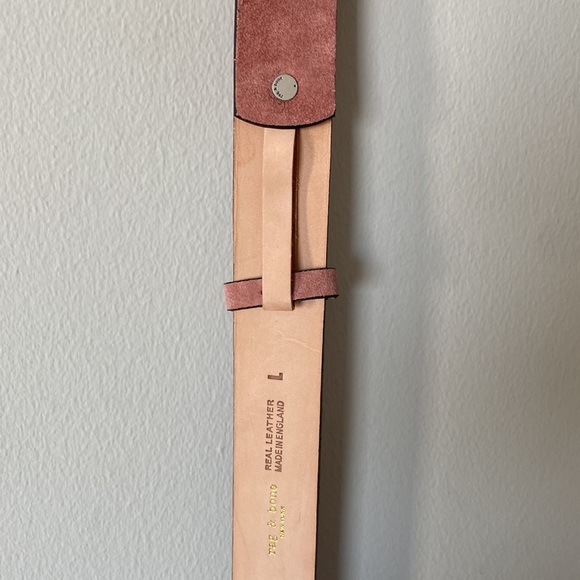 Pink Suede Belt - Picture 5 of 5